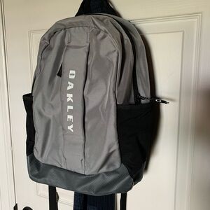 Oakley Silver and Black Men's Backpack